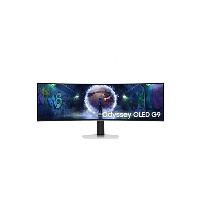Smart Monitor Ultrapanorámico Curvo Gaming Samsung Odyssey OLED G9 S49DG934SU 49'/ Dual QHD/ Multimedia/ 0.03ms/ 240Hz/ OLED/ Re