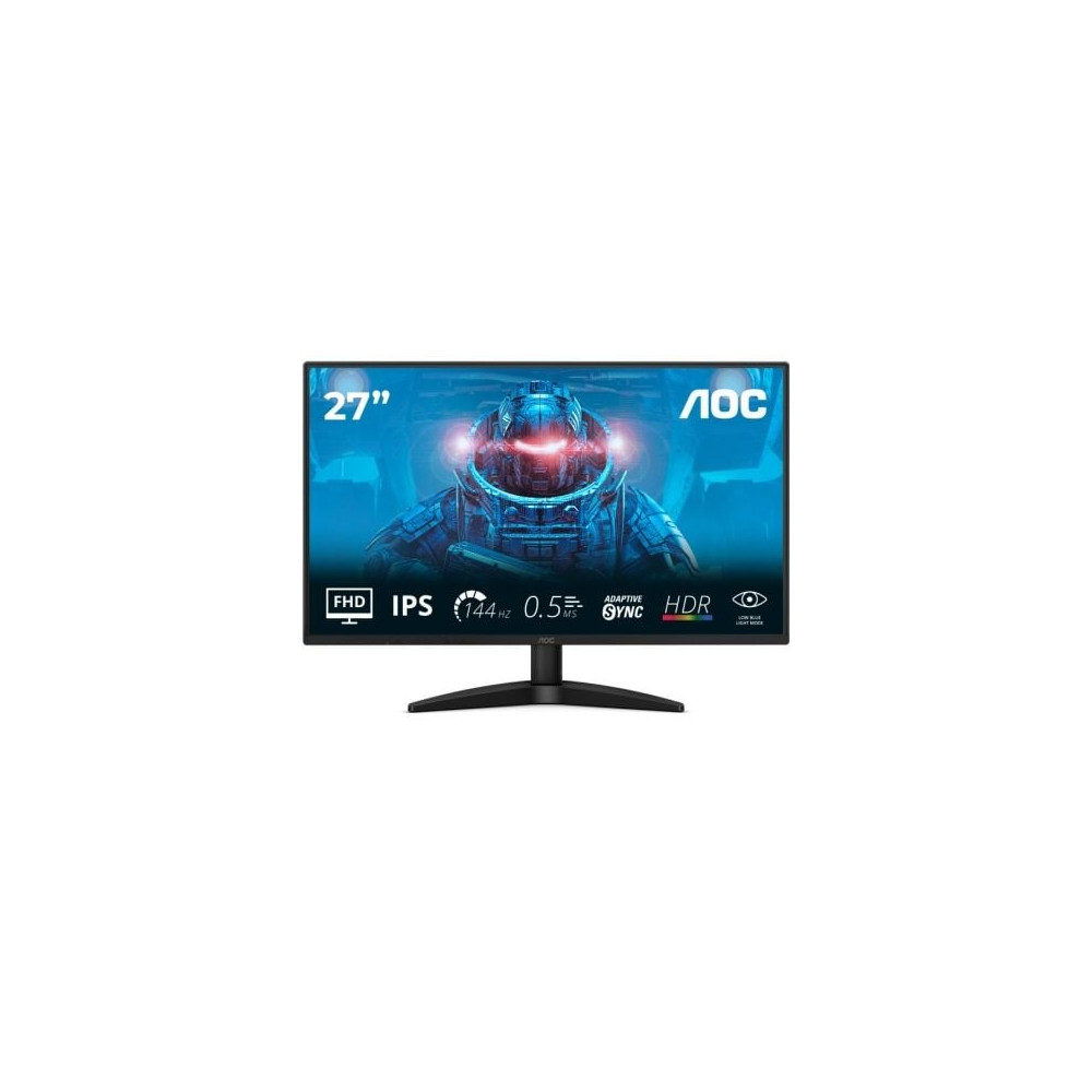 Monitor Gaming AOC 27B36X 27'/ Full HD/ 0.5ms/ 144Hz/ IPS/ Negro | Monitores