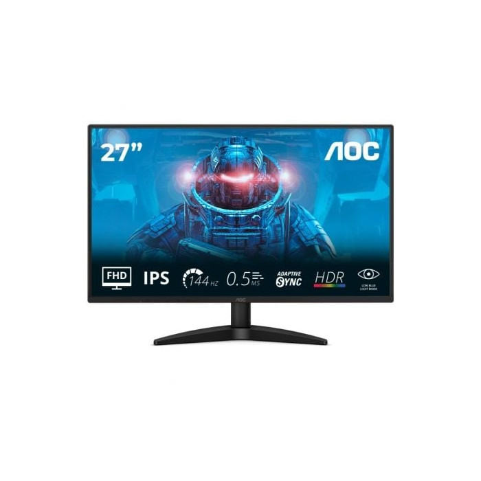 Monitor Gaming AOC 27B36X 27'/ Full HD/ 0.5ms/ 144Hz/ IPS/ Negro | Monitores