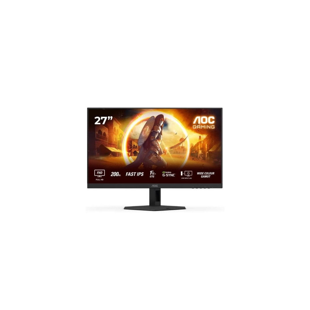 Monitor Gaming AOC 27G4HRE 27'/ Full HD/ 1ms/ 200Hz/ IPS/ Multimedia/ Negro | Monitores