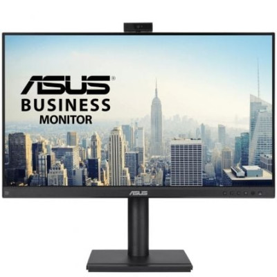 Monitor Profesional Asus BE249QFK 24'/ Full HD/ Webcam/ Multimedia/ Regulable en altura/ Negro | Monitores