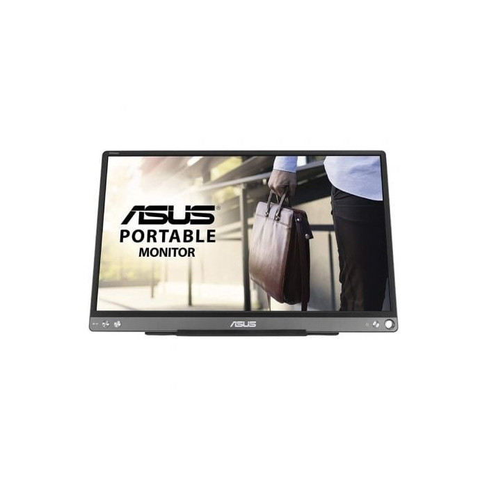 Monitor Portátil Asus ZenScreen MB16ACE 15.6'/ Full HD/ Plata y Negro | Monitores