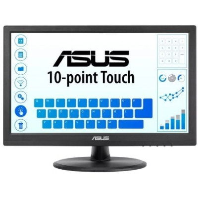 Monitor Profesional Táctil Asus VT169HE 15.6'/ Full HD/ Negro | Monitores