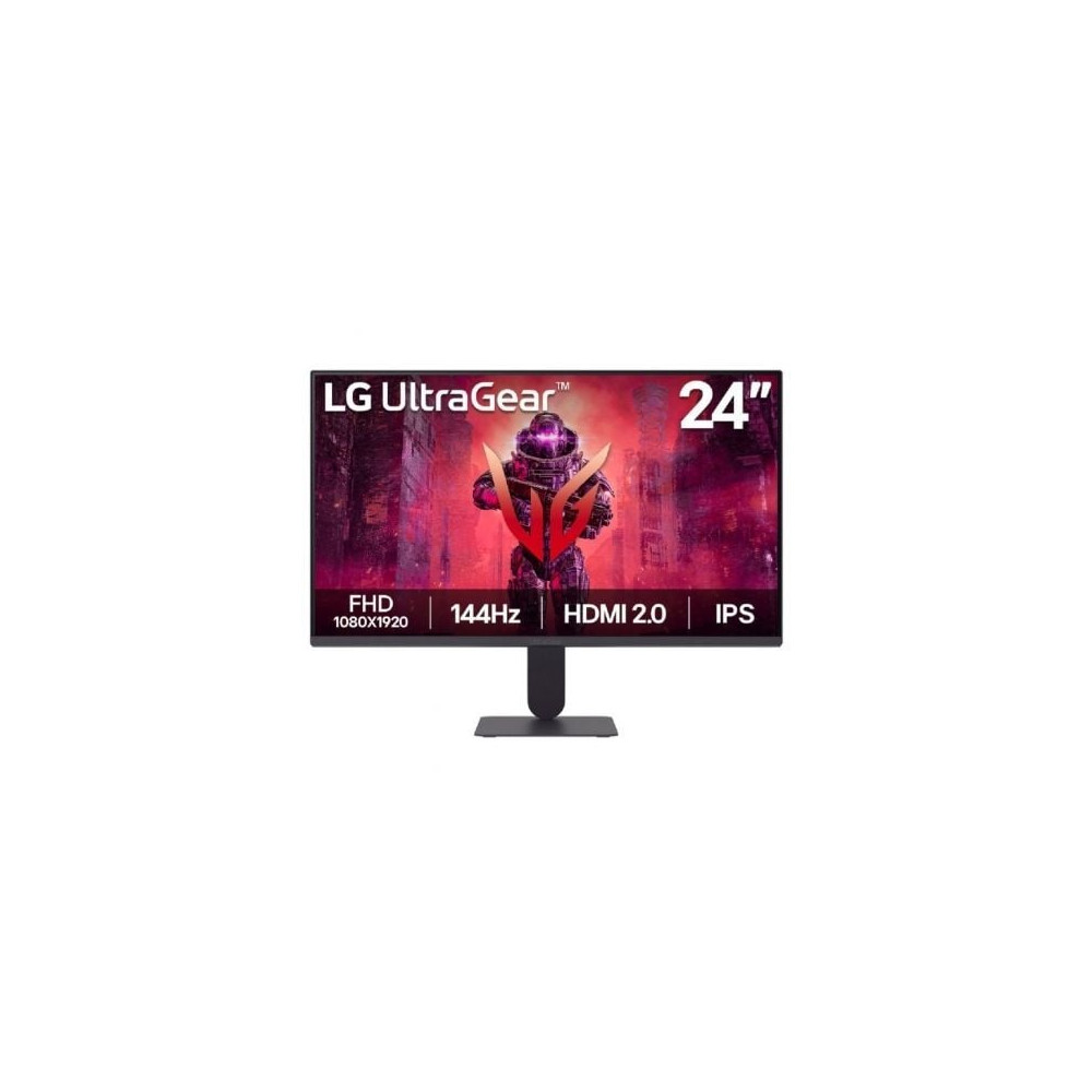 Monitor Gaming LG UltraGear 24G411A-B 23.7'/ Full HD/ 1ms/ 144Hz/ IPS/ Negro | Monitores