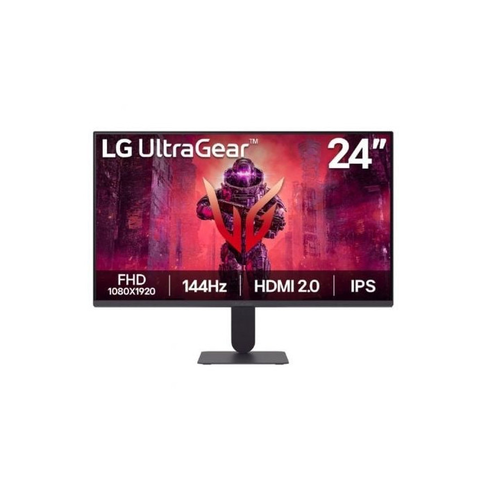 Monitor Gaming LG UltraGear 24G411A-B 23.7'/ Full HD/ 1ms/ 144Hz/ IPS/ Negro | Monitores