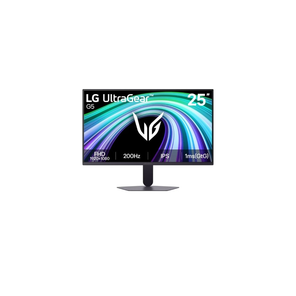 Monitor Gaming LG UltraGear G5 25G523B-B 25'/ Full HD/ 1ms/ 200Hz/ IPS/ Negro | Monitores