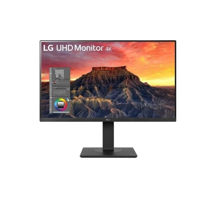 Monitor Profesional LG 27BQ65UB-B 27'/ 4K/ Multimedia/ Regulable en altura/ Negro | Monitores