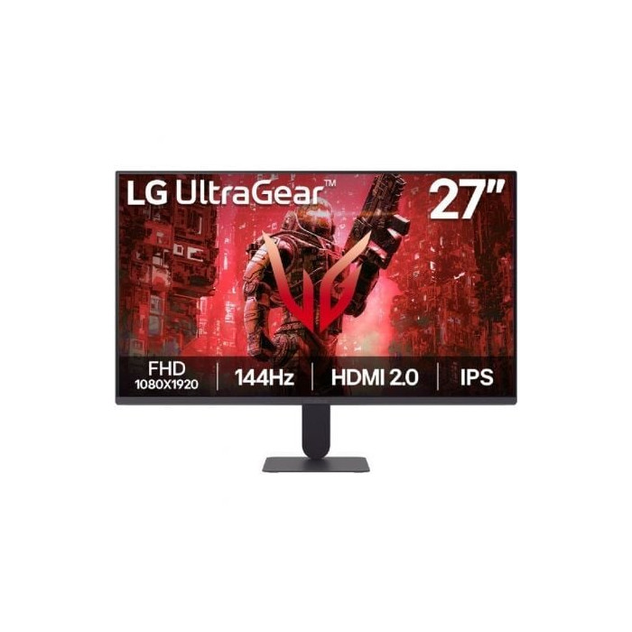 Monitor Gaming LG UltraGear G4 27G411A-B 27'/ Full HD/ 1ms/ 144Hz/ IPS/ Negro | Monitores
