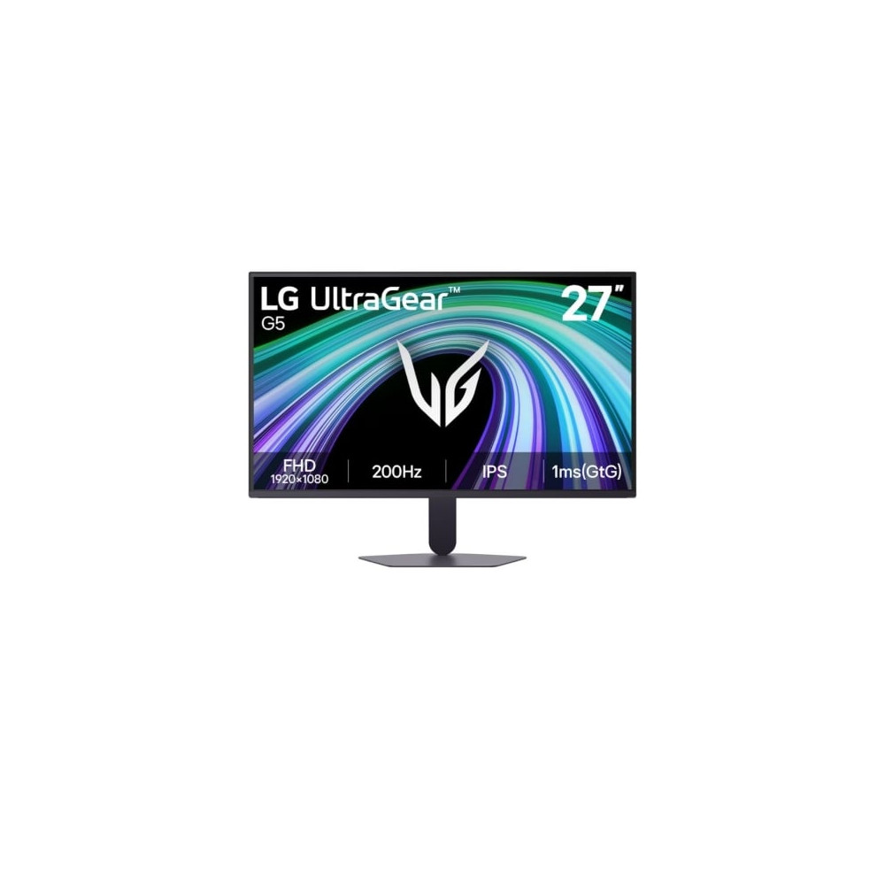 Monitor Gaming LG UltraGear G5 27G523B-B 27'/ Full HD/ 1ms/ 200Hz/ IPS/ Negro | Monitores