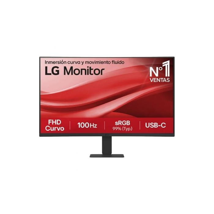 Monitor Curvo LG 27U421A-B 27'/ Full HD/ Negro | Monitores
