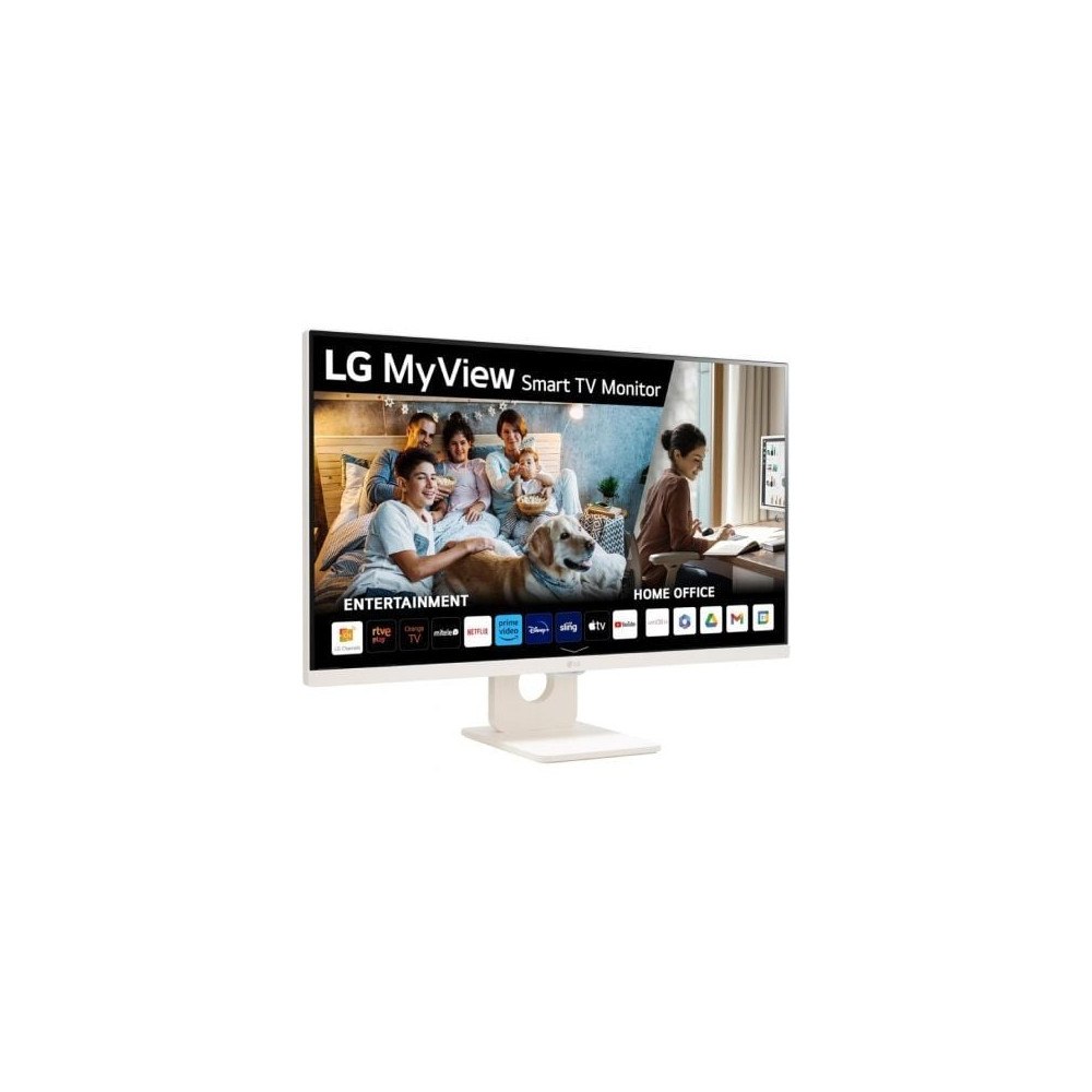 Smart Monitor LG MyView 32SR50F-W 31.5'/ Full HD/ Multimedia/ Smart TV/ Blanco | Monitores