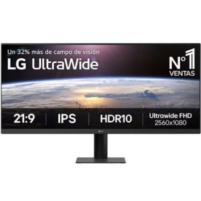 Monitor Profesional Ultrapanorámico LG UltraWide 34U511A-B 34'/ UWFHD/ Negro | Monitores