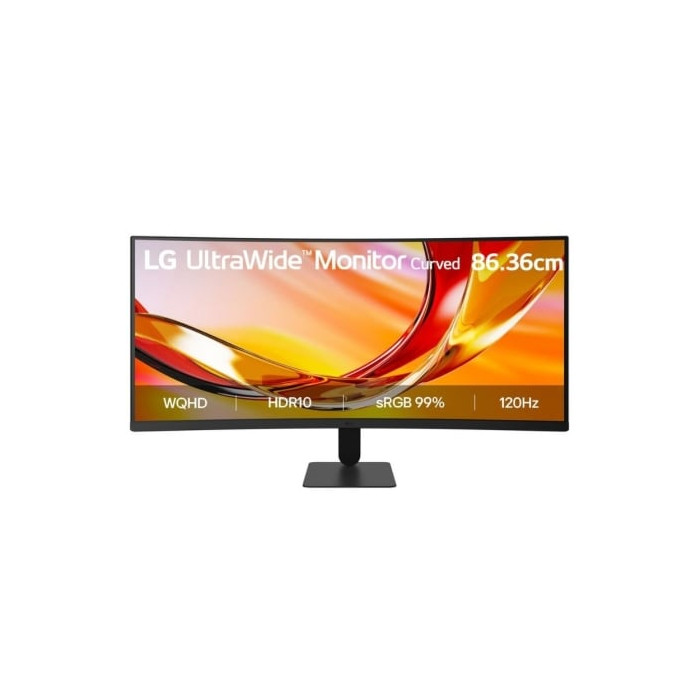 Monitor Profesional Ultrapanorámico Curvo LG 34U601B-B 34'/ WQHD/ Negro | Monitores