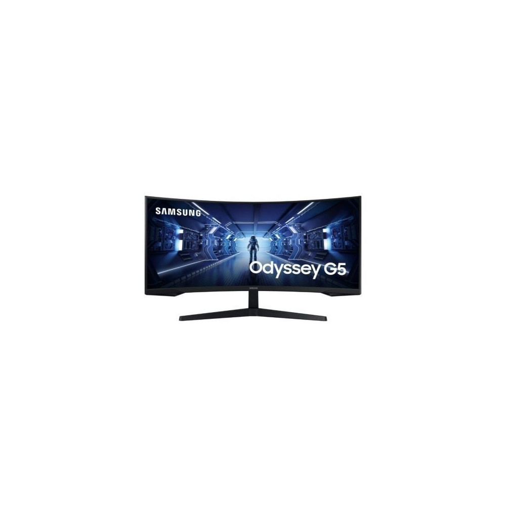 Monitor Gaming Ultrapanorámico Curvo Samsung Odyssey G5 LC34G55TWWP 34'/ UWQHD/ 1ms/ 165Hz/ VA/ Negro | Monitores