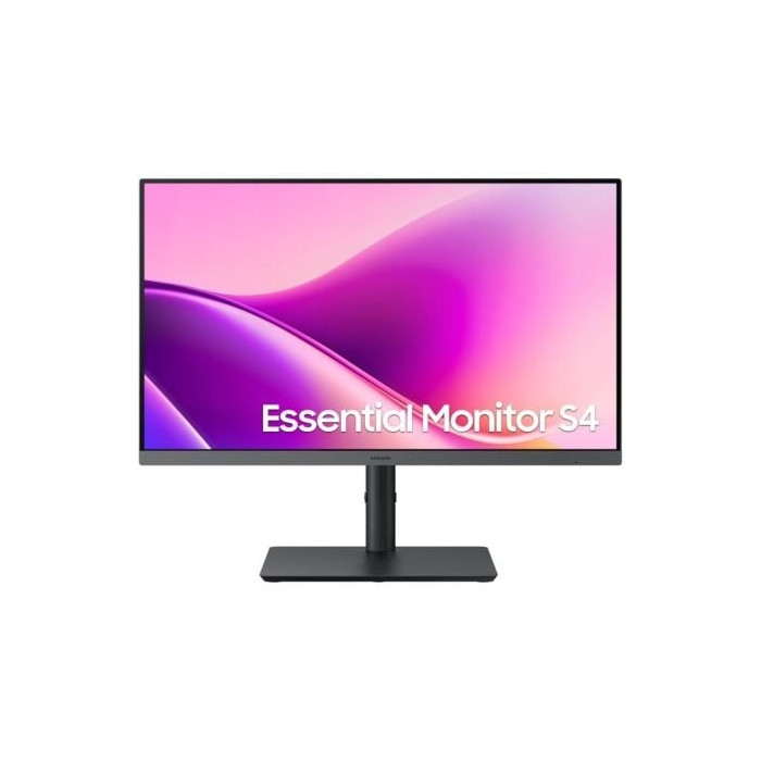 Monitor Profesional Samsung Essential Monitor S4 S43UF S24F434UAU/ 24'/ Full HD/ Regulable en altura/ Negro | Monitores