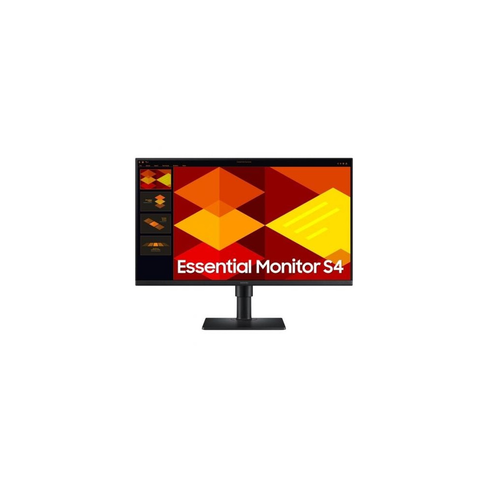 Monitor Profesional Samsung Essential Monitor S4 S27D400GAU/ 27'/ Full HD/ Regulable en altura/ Negro | Monitores