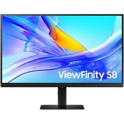 Monitor Profesional Samsung ViewFinity S8 S27D800UAU 27'/ 4K/ Regulable en altura/ Negro | Monitores