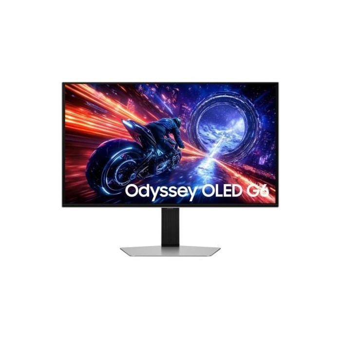Monitor Gaming Samsung Odyssey OLED G6 G60SF S27FG602SU 27'/ QHD/ 0.03ms/ 500Hz/ QD-OLED/ Regulable en altura/ Plata | Monitores