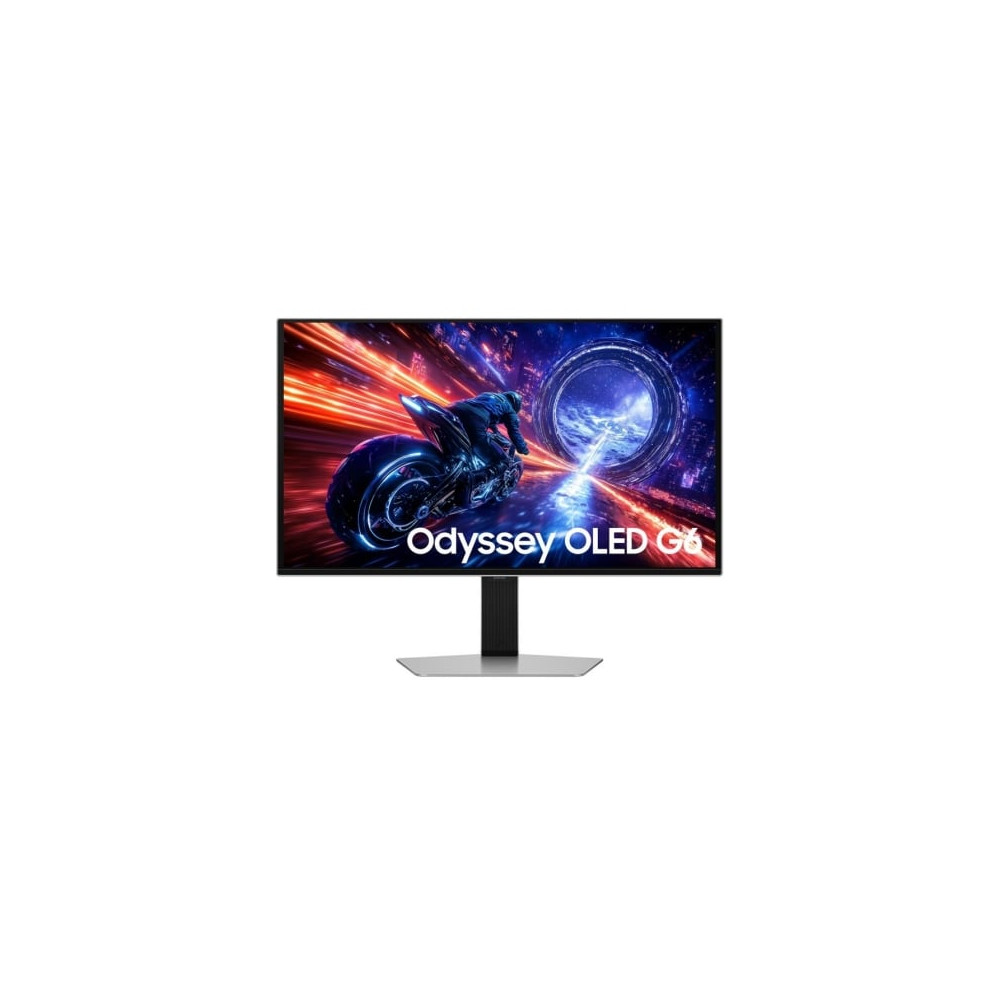 Monitor Gaming Samsung Odyssey OLED G6 G60SF S27FG604SU 27'/ QHD/ 0.03ms/ 500Hz/ QD-OLED/ Regulable en altura/ Plata | Monitores