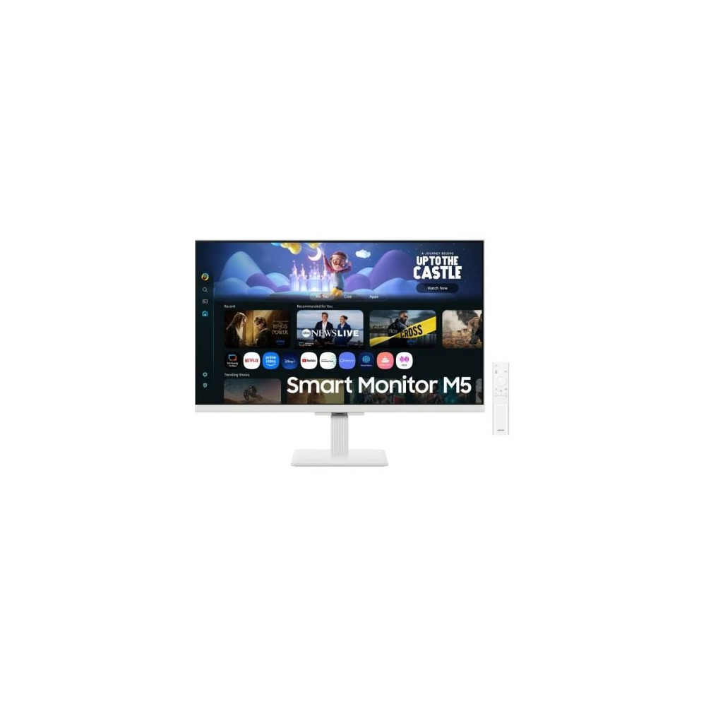 Smart Monitor Samsung M5 S27FM501EU 27'/ Full HD/ Multimedia/ Smart TV/ Blanco | Monitores