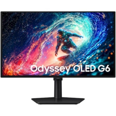 Monitor Gaming Samsung Odyssey OLED G6 G61SH S27HG612SU 27'/ QHD/ 0.03ms/ 240Hz/ QD-OLED/ Regulable en altura/ Negro | Monitores