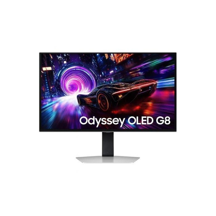 Monitor Gaming Samsung Odyssey OLED G8 G81SF S32FG810SU 32'/ 4K/ 0.03ms/ 240Hz/ QD-OLED/ Multimedia/ Regulable en altura/ Plata 