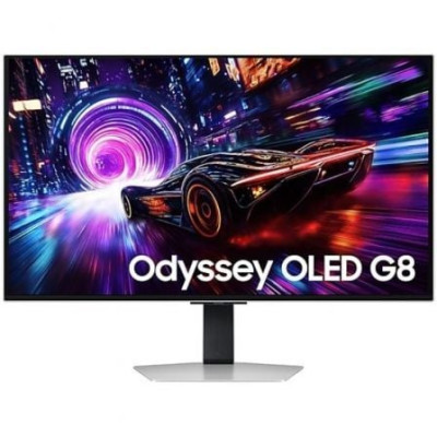 Monitor Gaming Samsung Odyssey OLED G8 S32FG812SU 32'/ 4K/ 0.03ms/ 240Hz/ QD-OLED/ Multimedia/ Regulable en altura/ Plata | Moni
