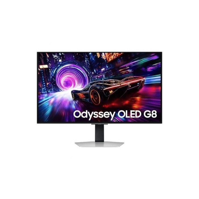Monitor Gaming Samsung Odyssey OLED G8 S32FG812SU 32'/ 4K/ 0.03ms/ 240Hz/ QD-OLED/ Multimedia/ Regulable en altura/ Plata | Moni