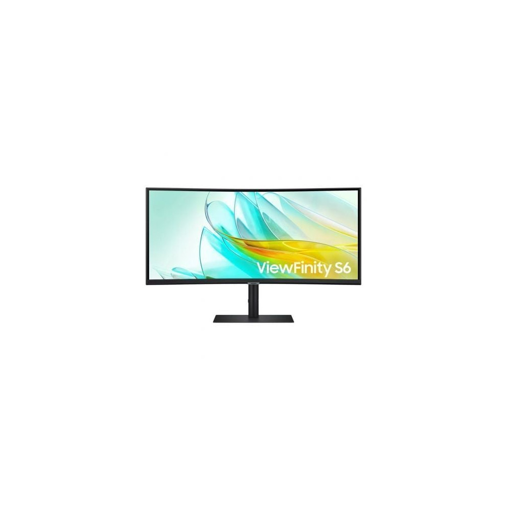 Monitor Profesional Ultrapanorámico Curvo Samsung ViewFinity S6 S34C652UAU 34'/ UWQHD/ Multimedia/ Regulable en Altura/ Negro | 