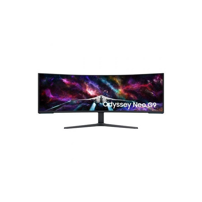 Monitor Gaming Ultrapanorámico Curvo Samsung Odyssey Neo G9 S57CG952NU 57'/ Dual UHD/ 1ms/ 240Hz/ VA/ Regulable en altura/ Blanc