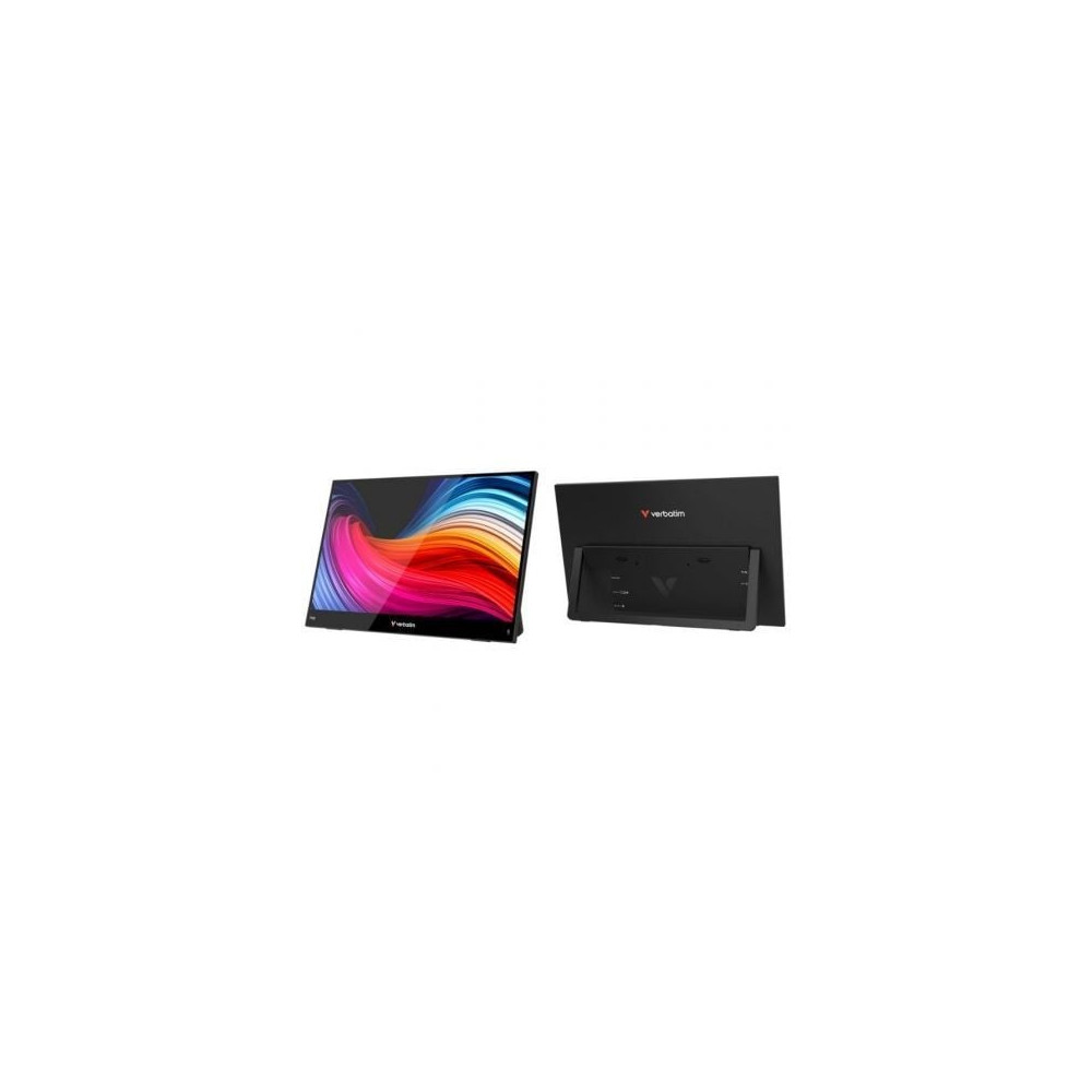 Monitor Portátil Táctil Verbatim Touch Light 14'/ Full HD/ Multimedia/ Negro | Monitores