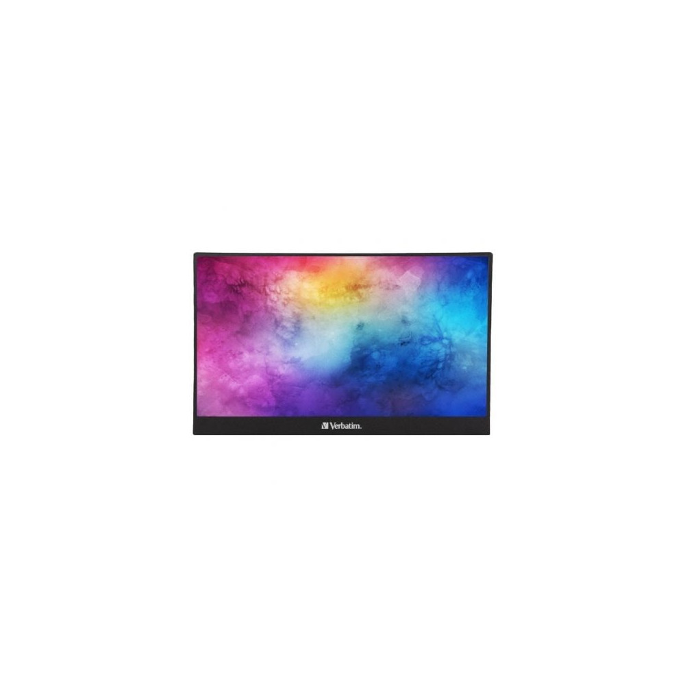 Monitor Portátil Táctil Verbatim PMT-15 15.6'/ Full HD/ Multimedia/ Negro | Monitores