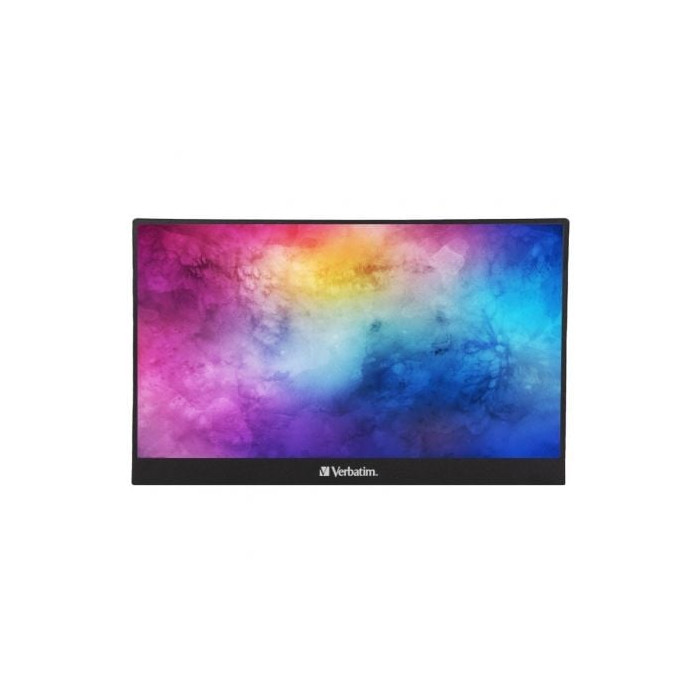 Monitor Portátil Táctil Verbatim PMT-15 15.6'/ Full HD/ Multimedia/ Negro | Monitores