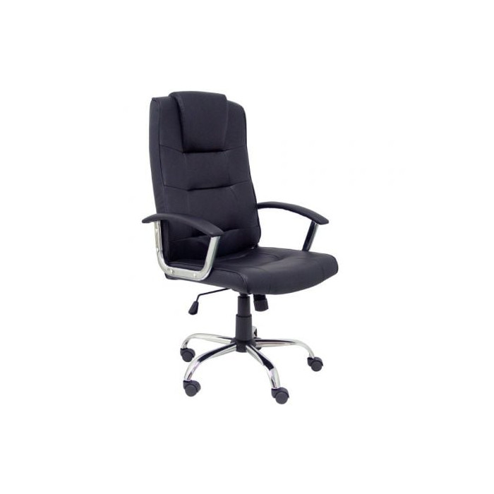 Silla de Oficina Piqueras y Crespo Guadalimar Similpiel 280DBSPNE/ Negro | Sillas