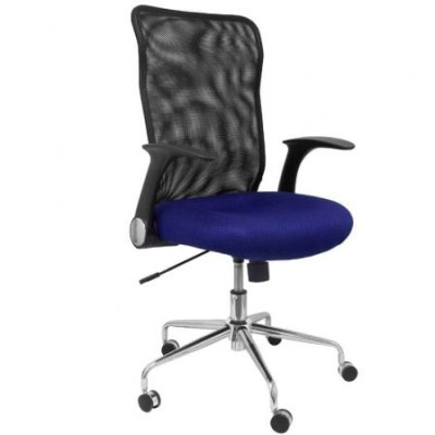 Silla de Oficina Piqueras y Crespo Minaya 4031AZ/ Azul y Negra | Sillas