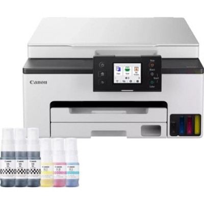 Multifunción Recargable Canon MAXIFY GX1050 MegaTank 3 en 1 WiFi/ Dúplex/ Pack impresora + consumibles XL/ Blanca | Multifuncion