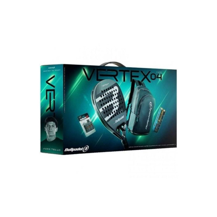 Pack Pala de Pádel Bullpadel Vertex 04 Comfort Pro Line 2026/ Incluye 3 Accesorios | Pádel