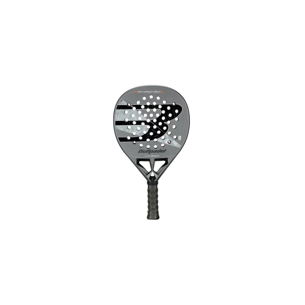Pala de Pádel Bullpadel Hack 04 Hybrid 2026 (Paquito Navarro)/ Negra y Gris | Pádel