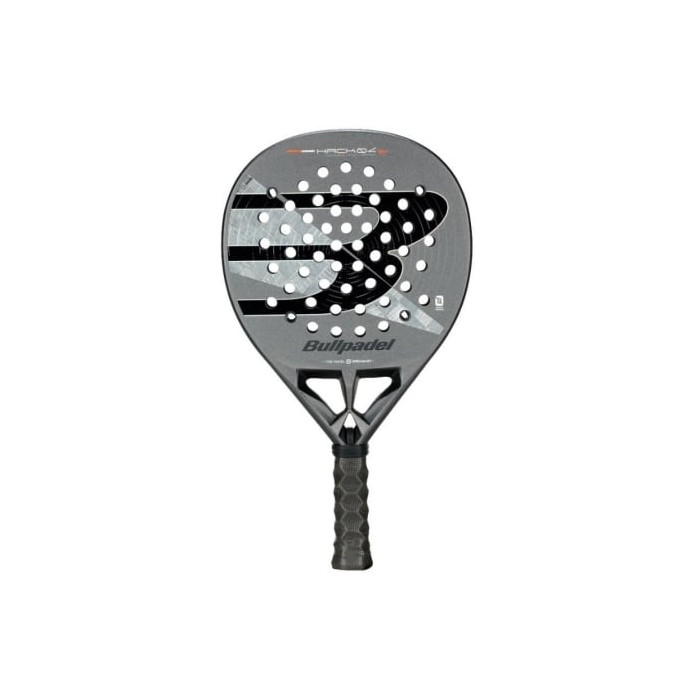 Pala de Pádel Bullpadel Hack 04 Hybrid 2026 (Paquito Navarro)/ Negra y Gris | Pádel