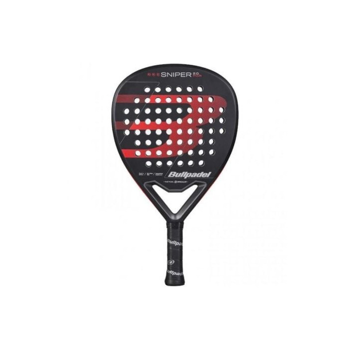 Pala de Pádel Bullpadel Sniper 2.0 Power 2026/ Negra y Roja | Pádel