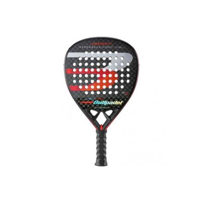 Pala de Pádel Bullpadel Vertex 03 Pro 22 (Tello Chingotto)/ Negra y Roja | Pádel
