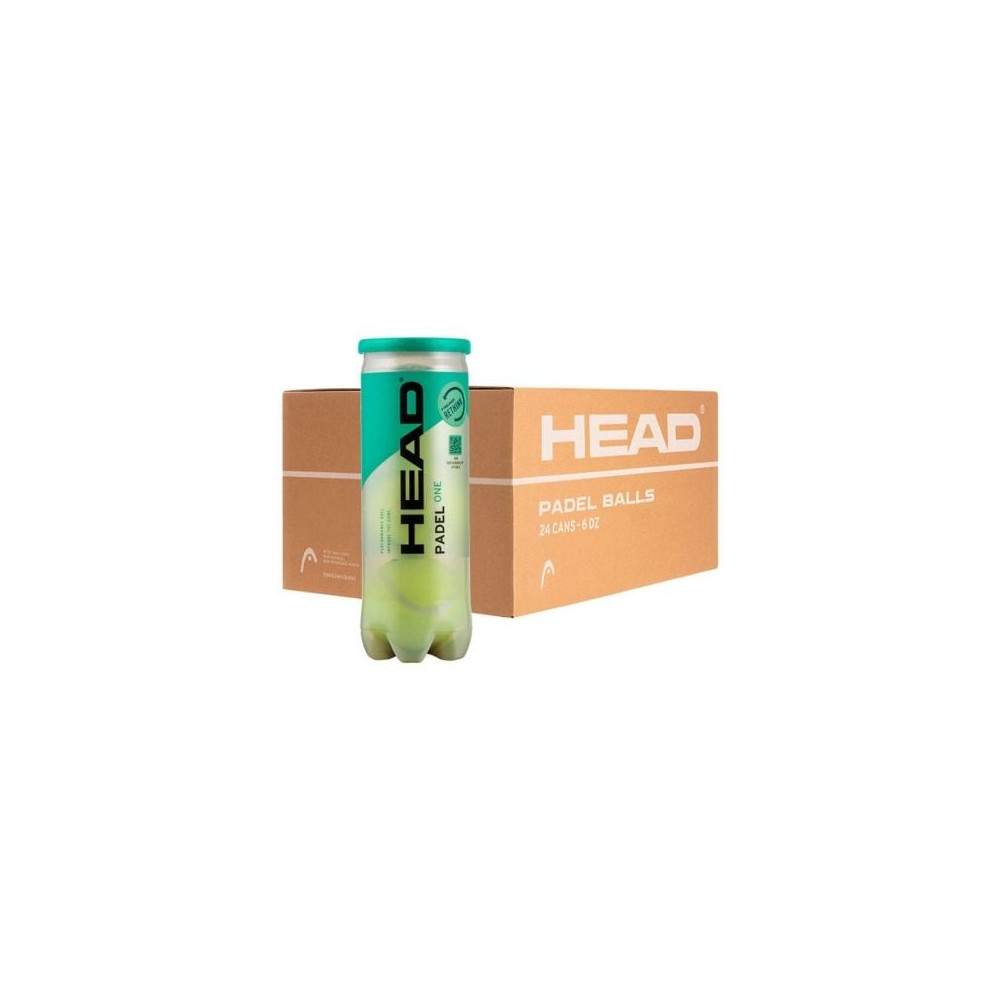 Cajón Bolas Head Padel One/ 24 packs de 3 unidades | Pádel