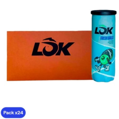 Cajón Bolas Lok Sports/ 24 packs de 3 unidades | Pádel
