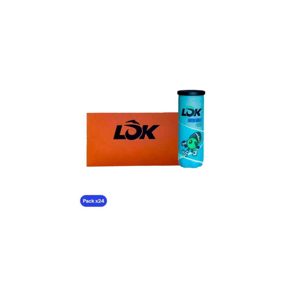 Cajón Bolas Lok Sports/ 24 packs de 3 unidades | Pádel