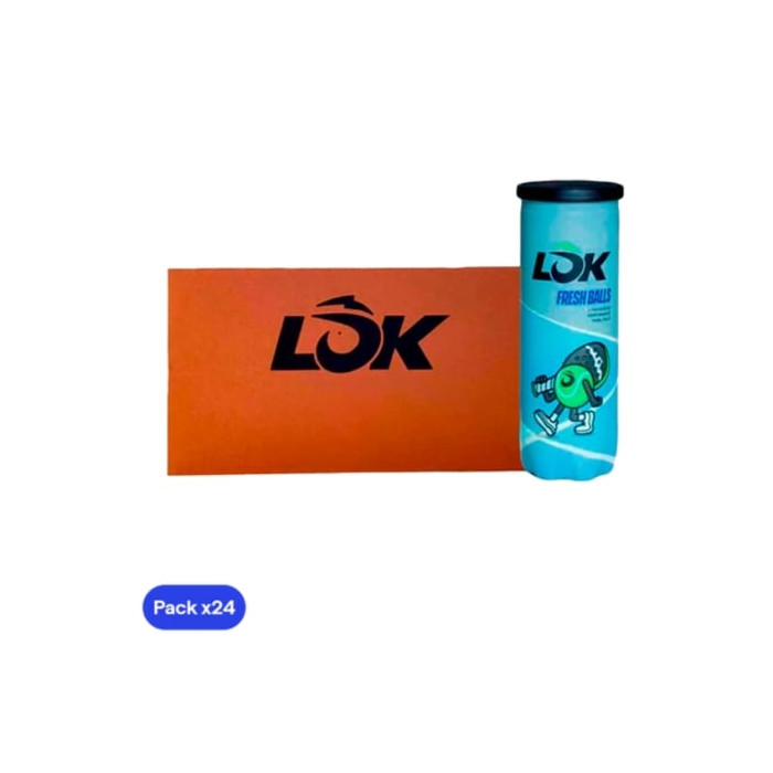 Cajón Bolas Lok Sports/ 24 packs de 3 unidades | Pádel