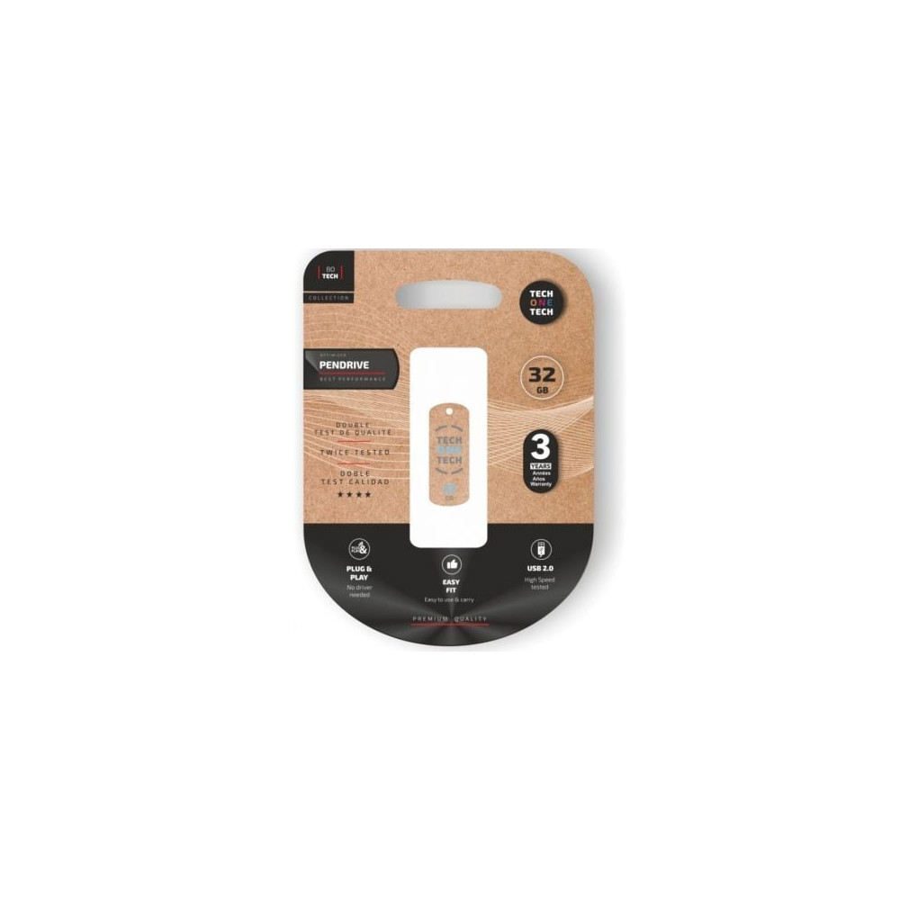 Pendrive 32GB Tech One Tech Pro Smart Clip Tech USB 2.0 | Memorias USB
