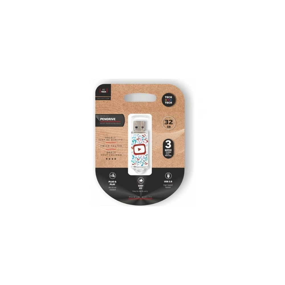 Pendrive 32GB Tech One Tech Video Dream USB 2.0 | Memorias USB