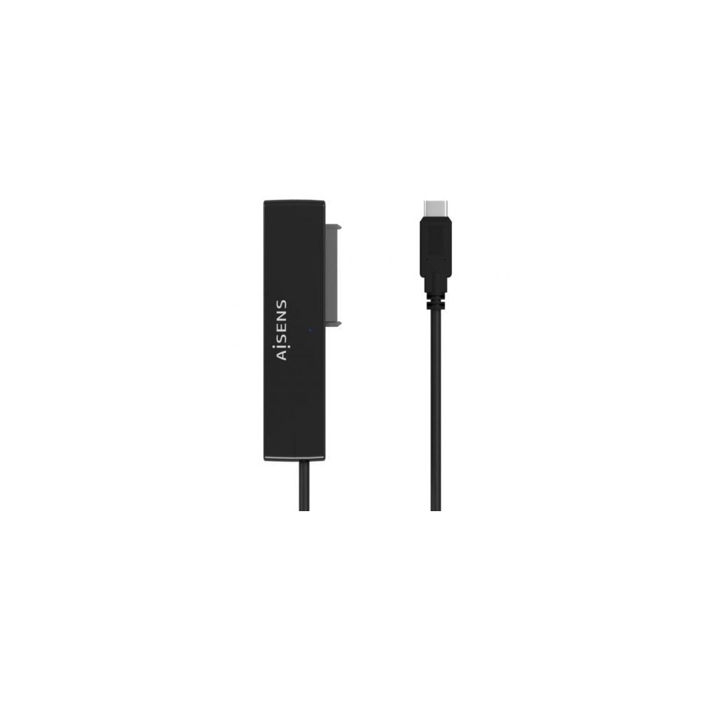 Adaptador para Discos Duros 2.5'/3.5' Aisens ASE-35C02B/ USB Tipo-C - SATA/ con Alimentador | Cajas Externas