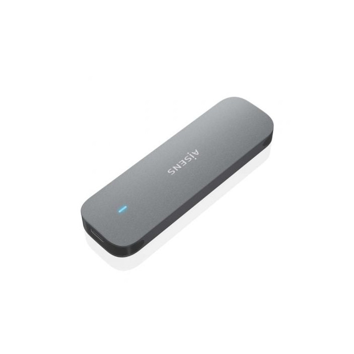 Caja Externa para Disco SSD M.2 SATA Aisens ASM2-006GRY/ USB 3.1/ Sin tornillos | Cajas Externas