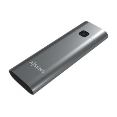 Caja Externa para Disco SSD M.2 NVMe Aisens ASM2-021GR/ USB 3.1 Gen2/ Sin Tornillos | Cajas Externas